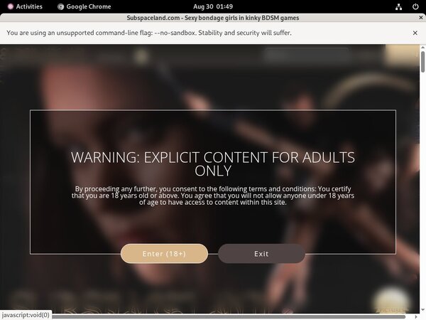 Account On Subspaceland.com