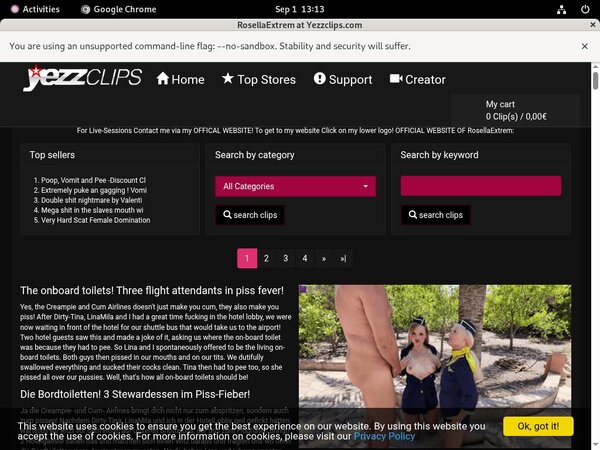 Accounts Yezzclips.com