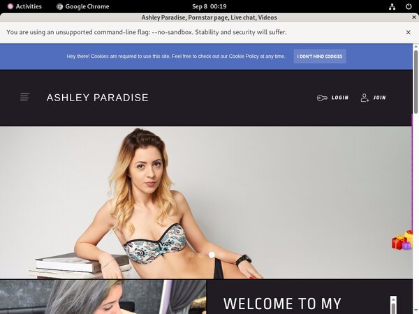 Ashley Paradise Free Trial Promotion