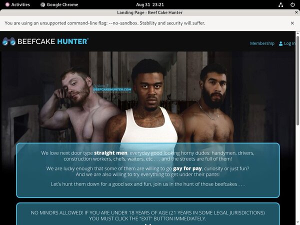 Beefcakehunter.com Canadian Dollars
