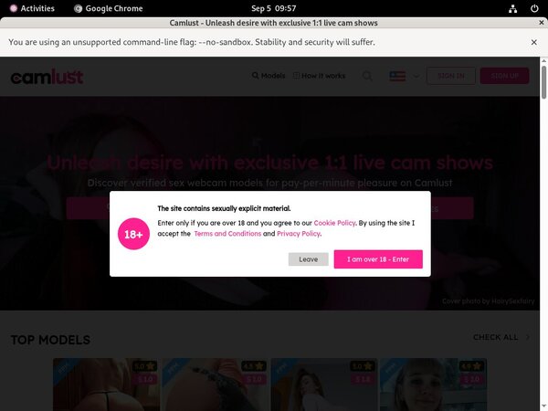 Cam Lust Free Sign Up