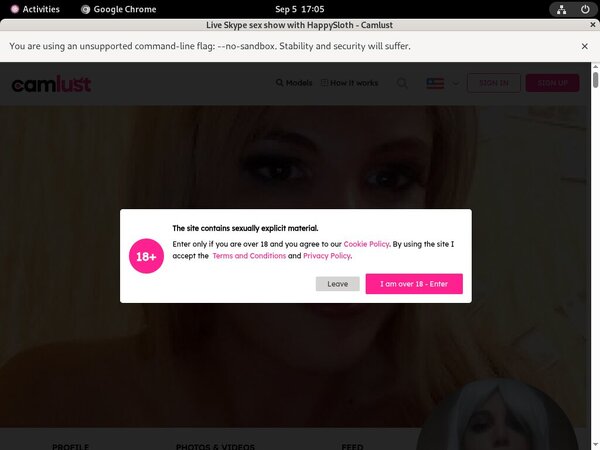 Camlust.com Percent Off