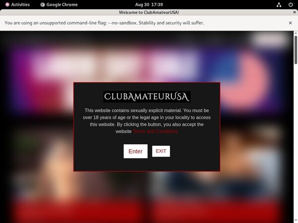Club Amateur USA Account 2016
