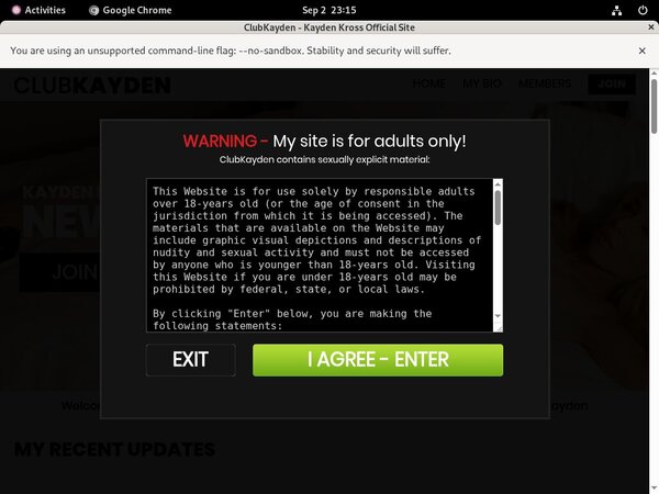Club Kayden Web Billing