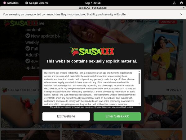 Discount Salsaxxx.com Trial Offer