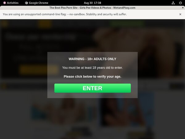 Discount Wet And Pissy Price