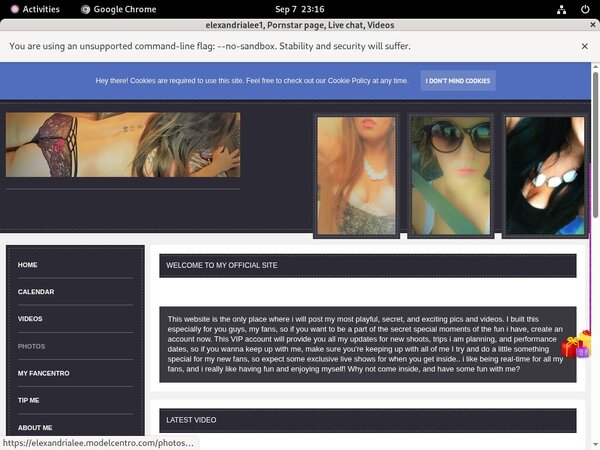 Elexandrialee1 Trial Videos