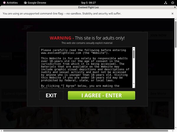 Evolved Fights Lez Pass Login