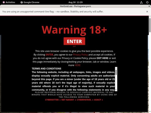 Free Hotgold.xxx Pass