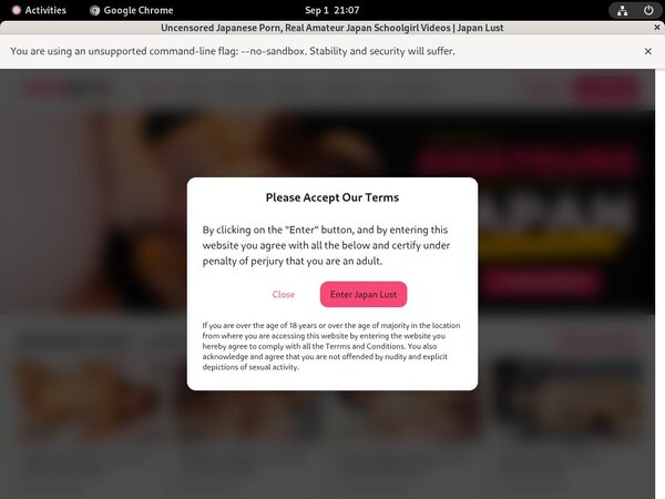 Free Japan Lust Login Account