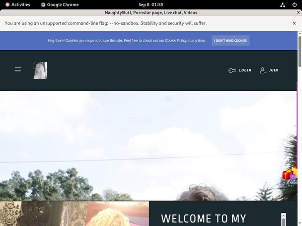 Free NaughtySlutJ Membership Account