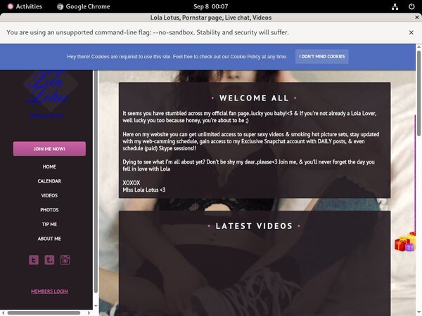 Free Trial Lolalotus.modelcentro.com Membership