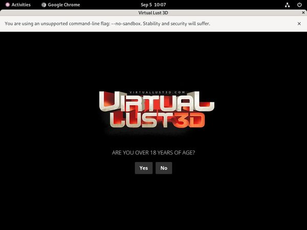 Free Virtuallust 3D Username