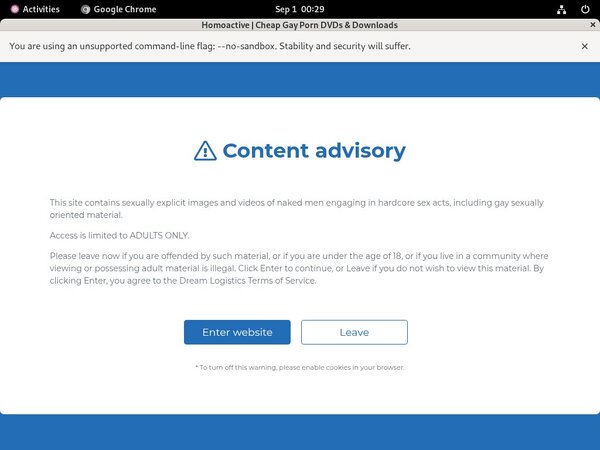 Homoactive Account Information