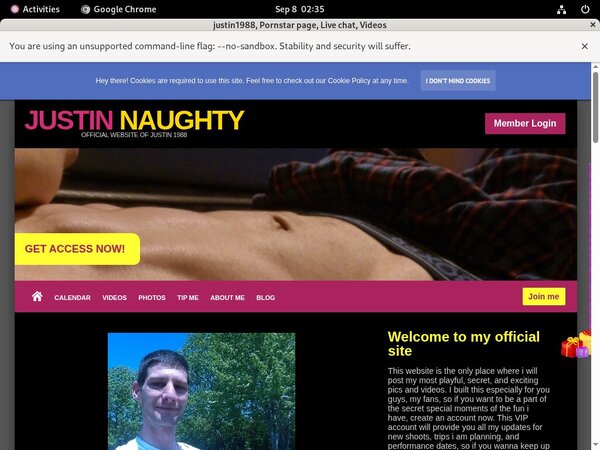 Justin1988 Free Account Login