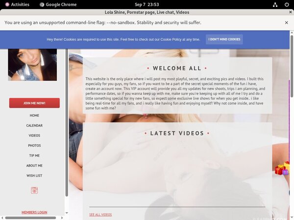 Logins For LolaShine Free