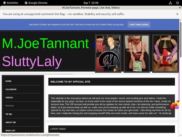 M.JoeTannant Offer Paypal