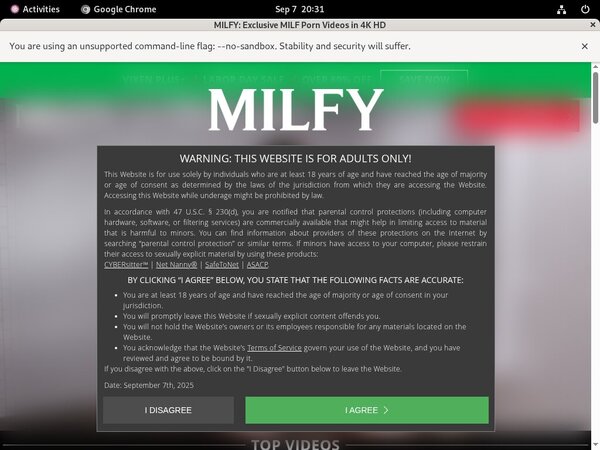 Milfy.com Updated Passwords