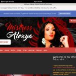 Mistress Alexya Sign Up Page Mistress Alexya Sign Up Page