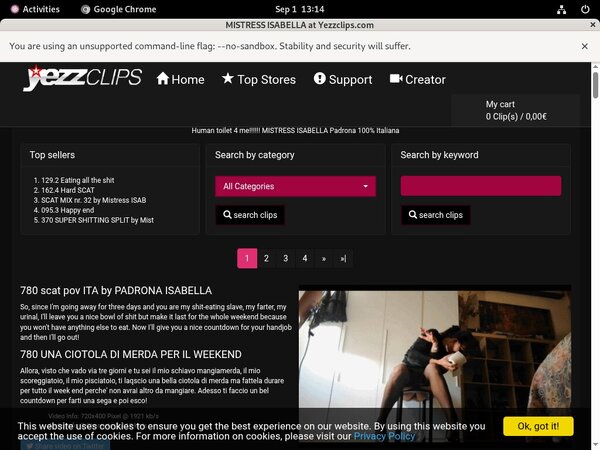 Mistress Isabella Discount Access