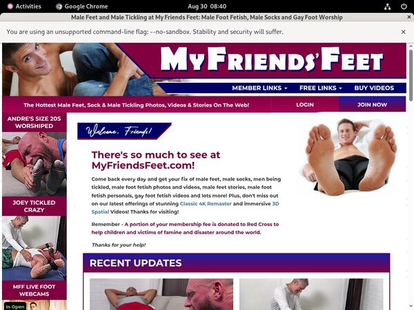 Myfriendsfeet.com Premium Account Free
