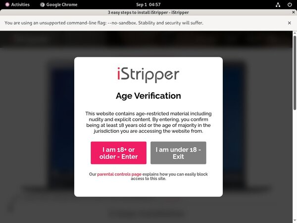 New Istripper.com Password
