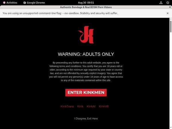 New Kink Men Account