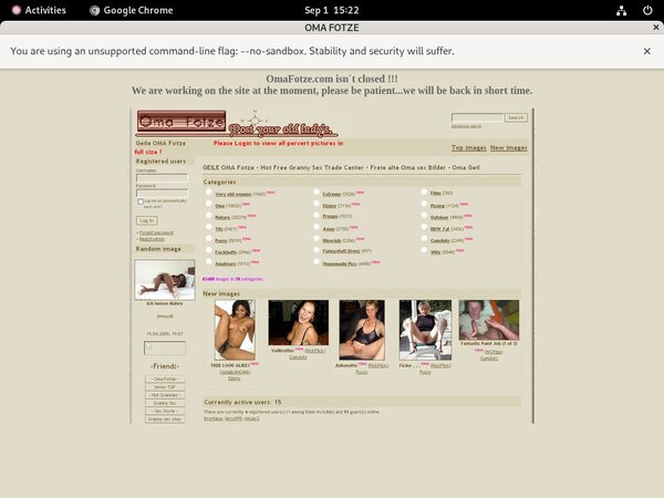 Oma Fotze Sign Up Form