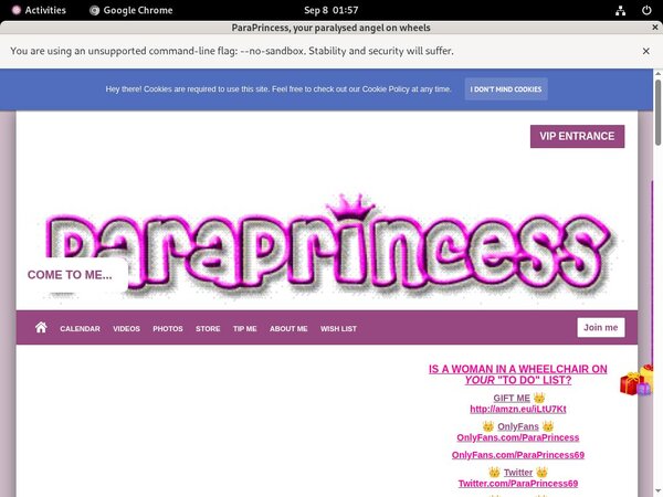Paraprincess.com Join By Text Message Paraprincess.com Join By Text Message