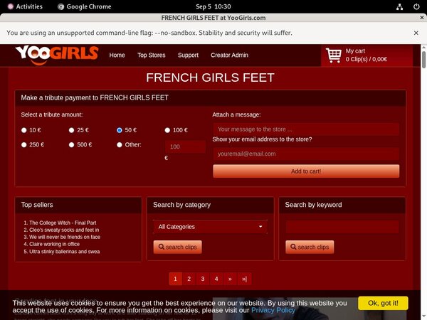 Paypal FEET GIRLS FRENCH