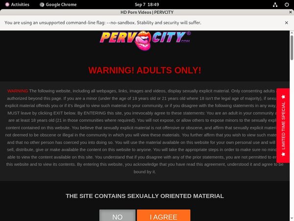Pervcity.com Billing Form