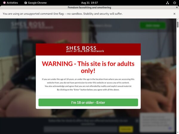 Shesboss Paysite