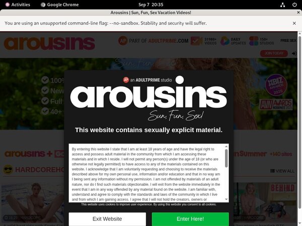 Site Rip Arousins.com