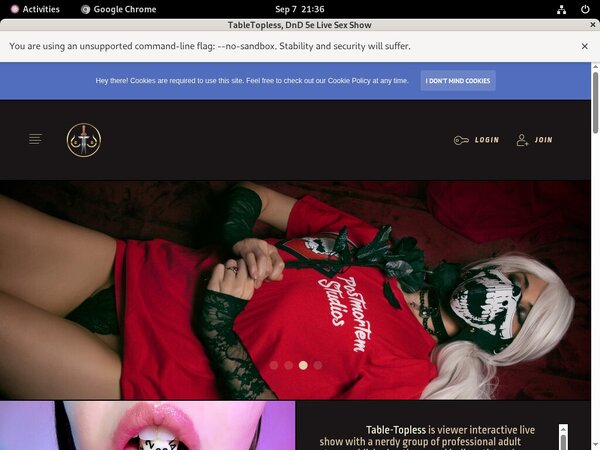 Tabletopless.org Sex Tube