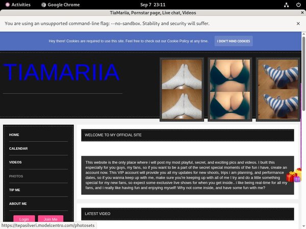 TiaMariia Create Account
