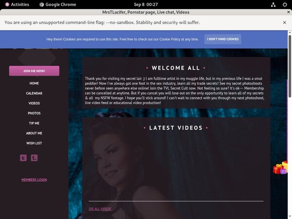 Trixievonlucifer.modelcentro.com Free Account And Password