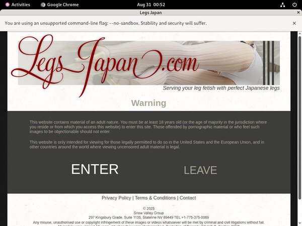Active Legs Japan Passwords