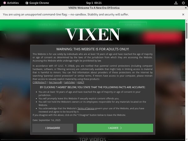 Free Account To Vixen
