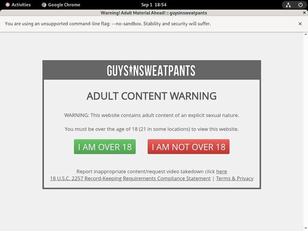 Guysinsweatpants Access
